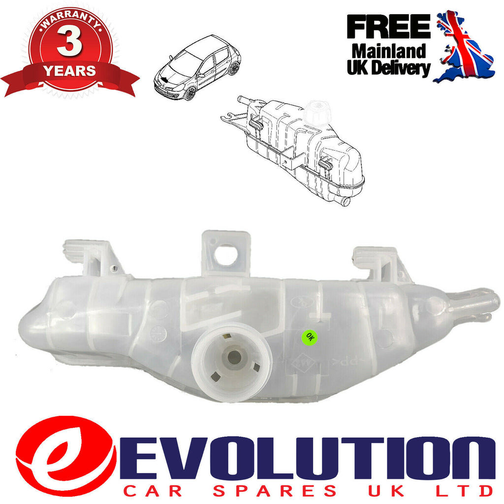 COOLANT EXPANSION TANK WITH LID FITS RENAULT CLIO, GRAND MODUS, 7701477290