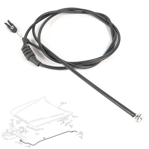 BONNET HOOD RELEASE CABLE FITS LHD MERCEDES E-CLASS, COUPE, A1248800059