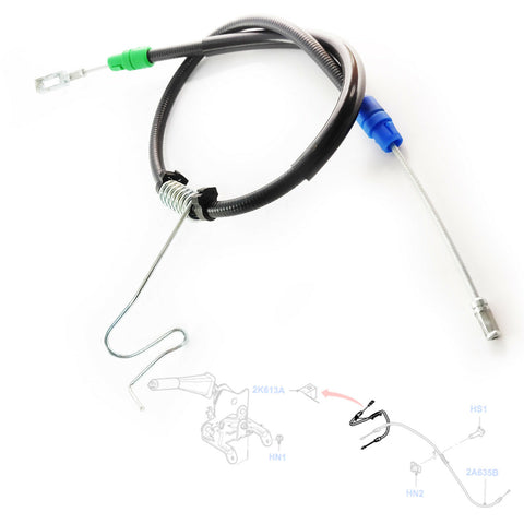 Rear Right Hand Brake Cable Fits Ford Transit MK7 2.4 3.2 TDCI RWD 1552043