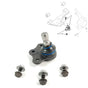 Lower Front Axle Ball Joint Fits Opel  Vauxhall, 0352800, 0352829, 90373779
