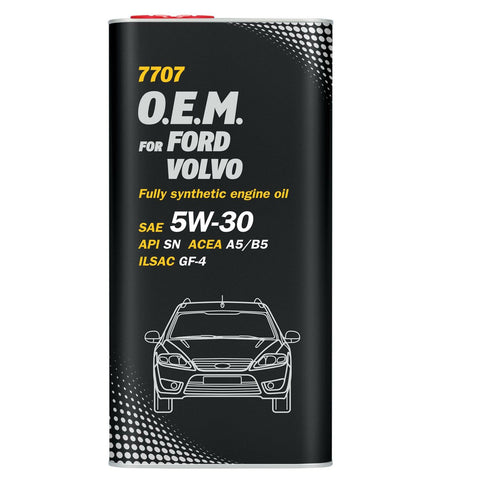 MANNOL 5L FORD 5w30 FULLY SYNTHETIC ENGINE OIL SL/CF ACEA A5/B5 WSS-M2C913-D