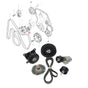  Ford Transit MK6 Fan Clutch Belt Pulley Tensioner Kit 1425498 1097574