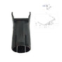 Tow Bar Protector Cover Cap Fits Ford Focus C Max Fiesta Kuga 1309189