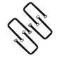 4 X 110 mm Leaf Spring U Bolt Fits Ford Transit MK6 2000 to 2006 YC155705BB