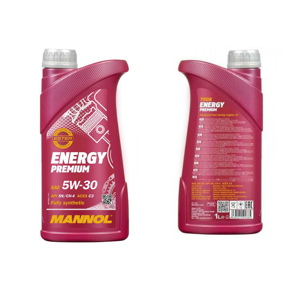 1 X 1L MANNOL PREMIUM 5W30 FULLY SYNTHETIC LONG LIFE ENGINE OIL SN/CH-4 ACEA C3