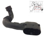 Front Air Inlet Duct Pipe Fits Renault Clio IV Captur 2013 to 2020 165556691R
